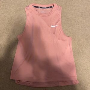 Pink Nike high neck tank. Dri-fit. Medium